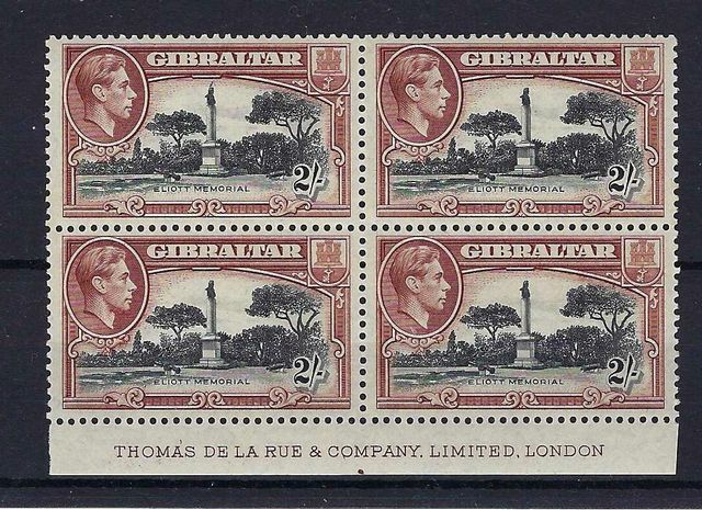 Image of Gibraltar SG 128b/128bb UMM British Commonwealth Stamp